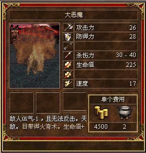 《魔法門之英雄無敵3》全種族兵種數(shù)據(jù)圖文解析