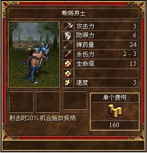 《魔法門之英雄無敵3》全種族兵種數(shù)據(jù)圖文解析
