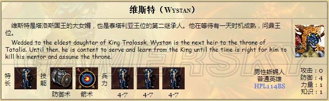 《英雄無(wú)敵3》要塞英雄數(shù)據(jù)一覽