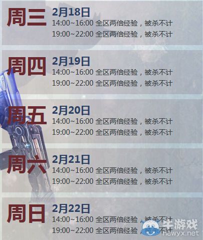 穿越火線CF2月周末痛快玩活動介紹