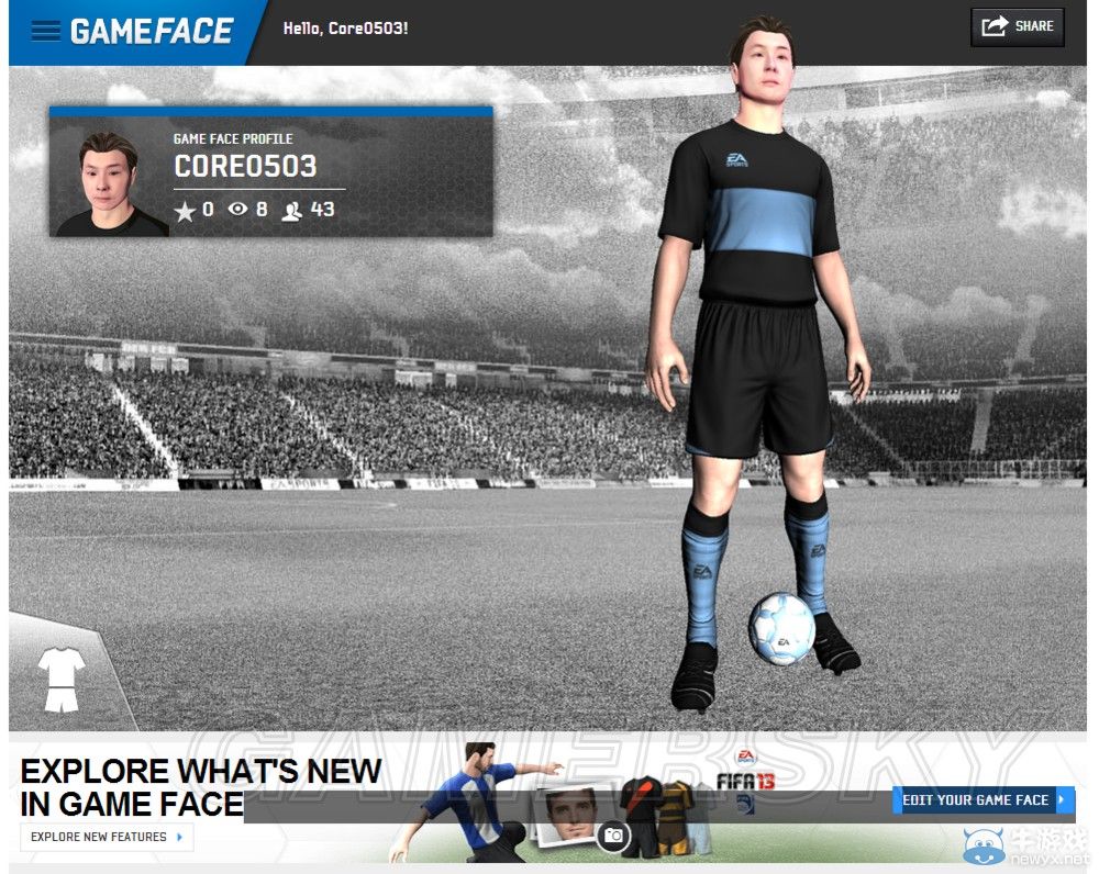 《FIFA 15》制作真實臉型圖文教程