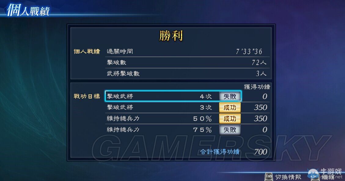 《真三國無雙7：帝國》在野武將修羅難度統(tǒng)一全國圖文攻略