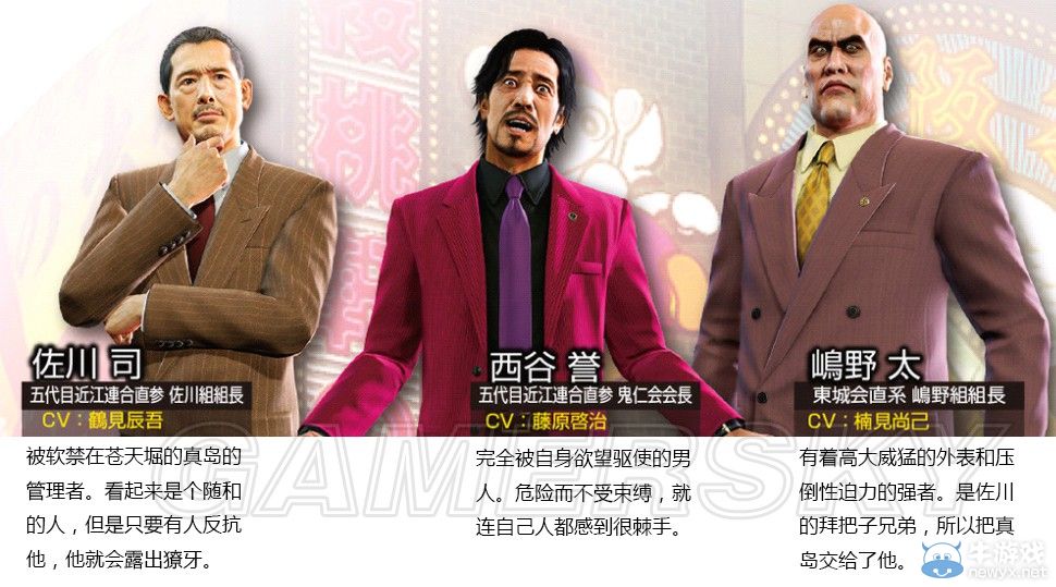 《如龍0》人物資料圖文一覽