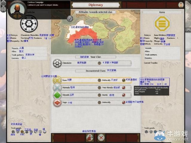 《幕府將軍2：全面戰(zhàn)爭》外交模式解析