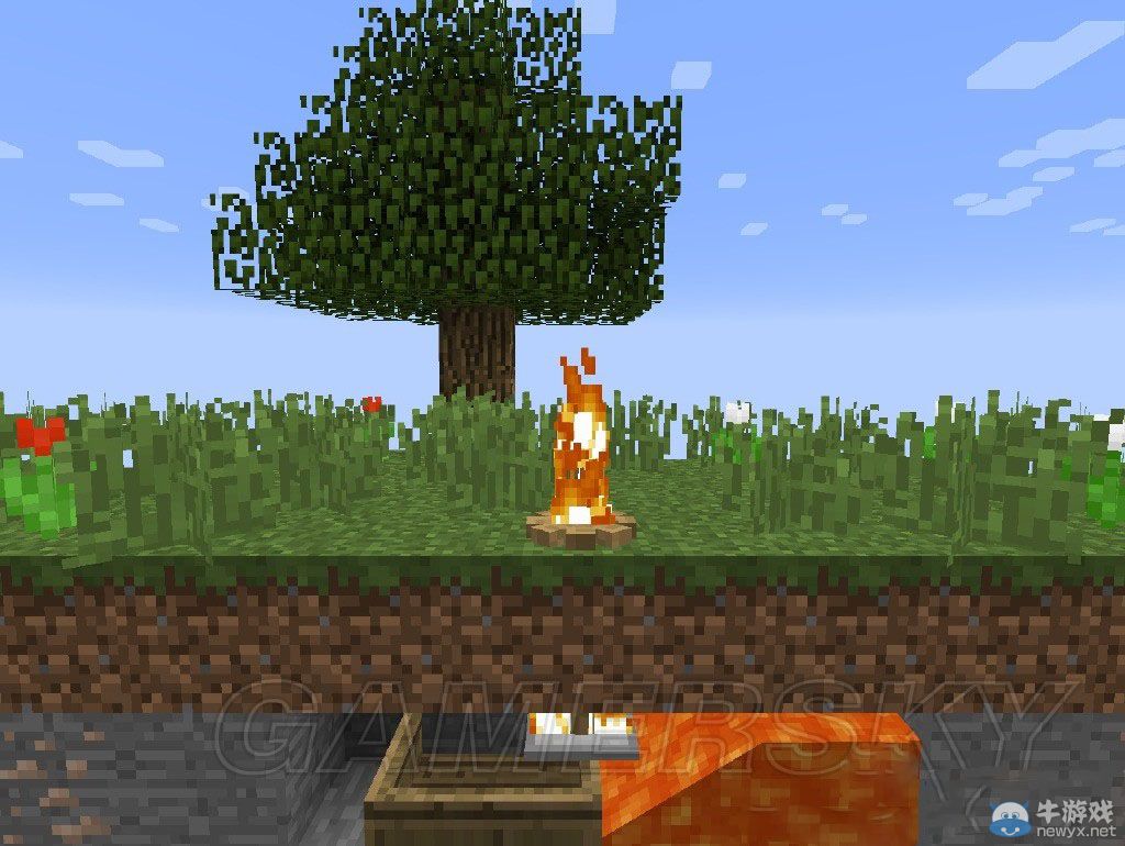 《我的世界》1.8版篝火制造圖文教程