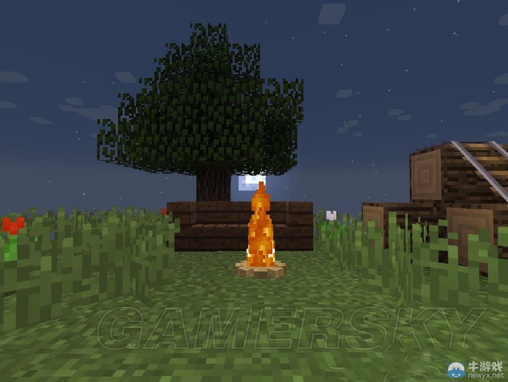 《我的世界》1.8版篝火制造圖文教程