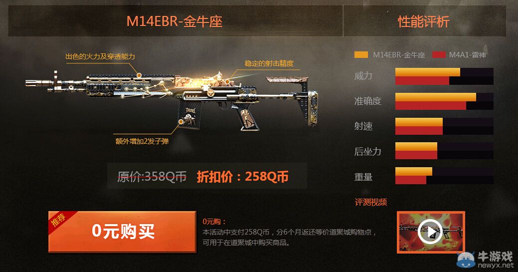 穿越火線CFM14EBR金牛座預售活動地址