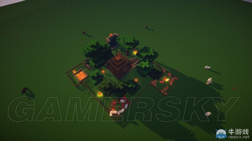 《我的世界》火柴盒花園建造教程