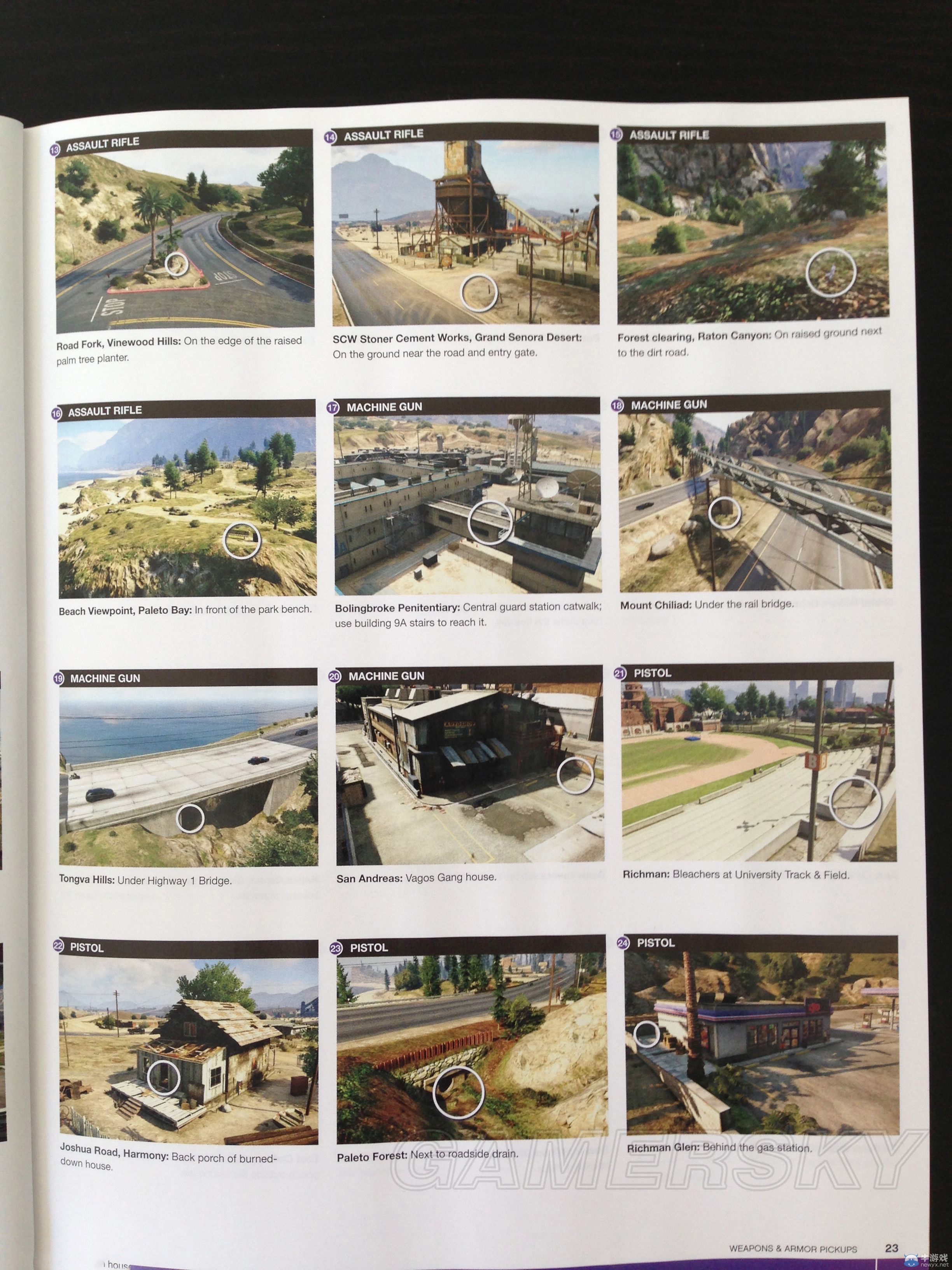 《GTA5》72種武器裝備所在位置一覽