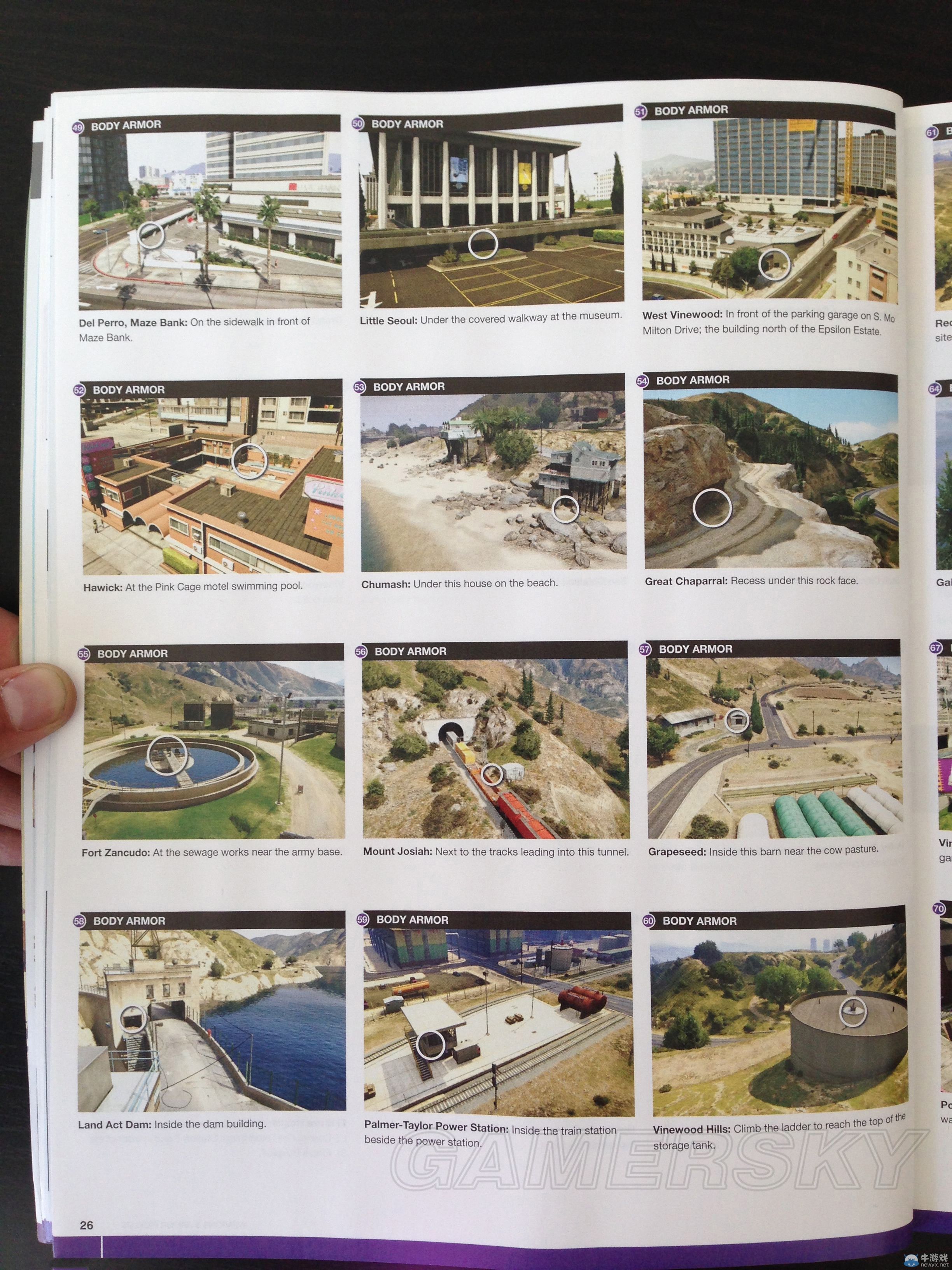 《GTA5》72種武器裝備所在位置一覽