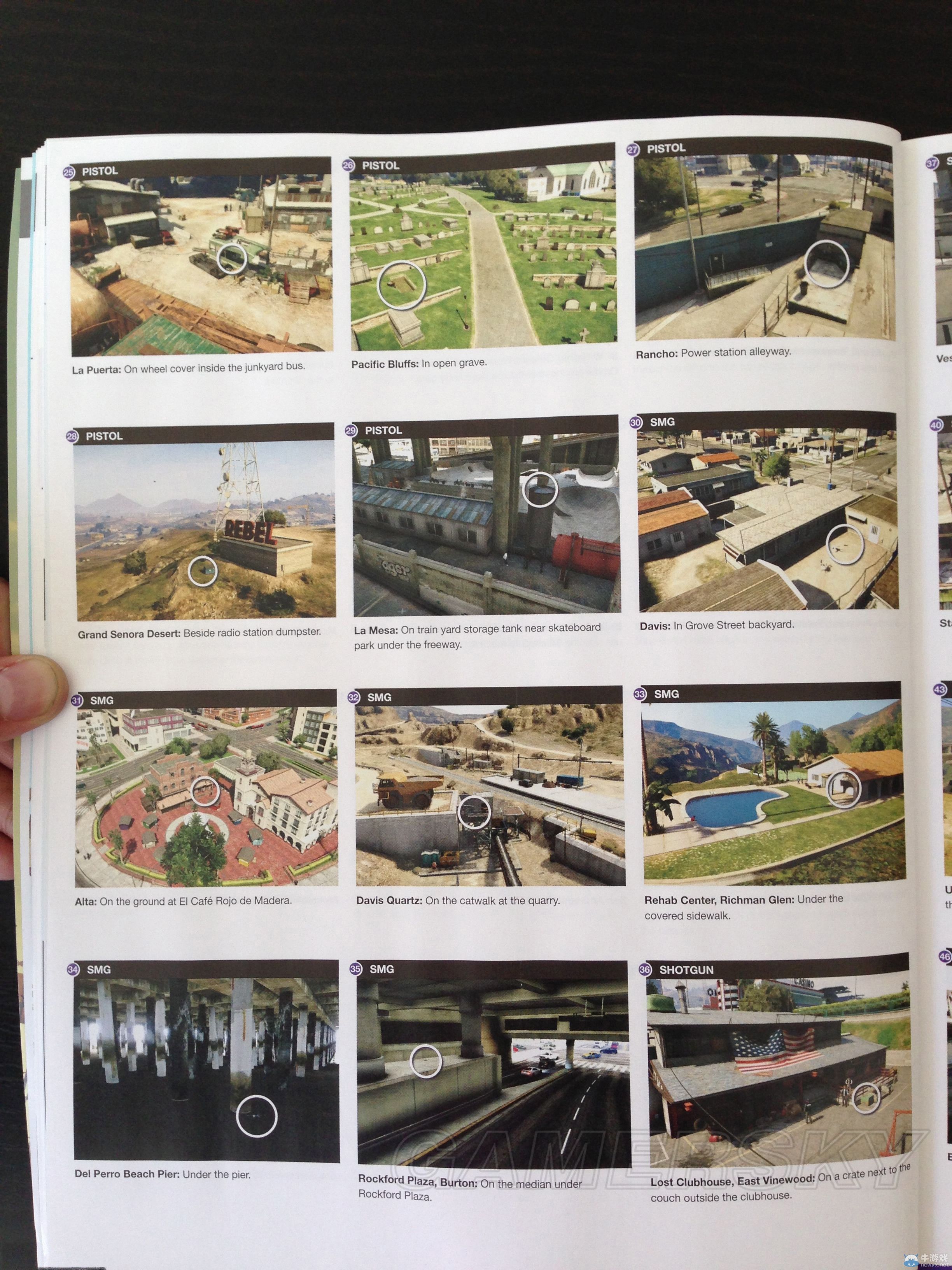 《GTA5》72種武器裝備所在位置一覽