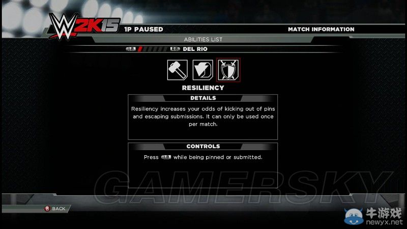 《WWE 2K15》德里奧技能及操作方法