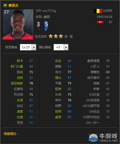 《fifa online3》最具潛力的銀卡妖人邊鋒