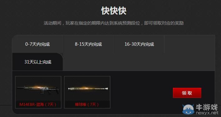 穿越火線CF我的槍王之路活動介紹