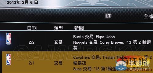 《nba 2k13》mc模式交易心得