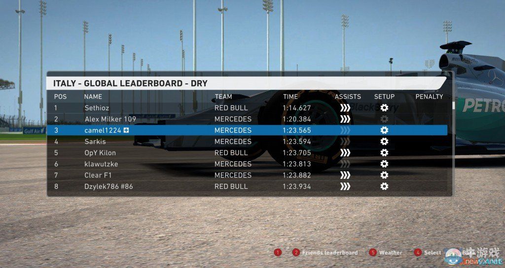 《F1 2014》意大利蒙扎賽道世界紀(jì)錄演示視頻