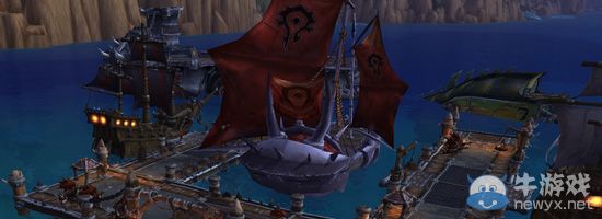 《魔獸世界》6.2船塢開工 聯(lián)盟部落戰(zhàn)艦外形一覽