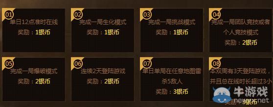 穿越火線CF新版賞金令活動