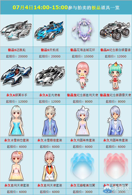《QQ飛車》極品拍賣會(huì)活動(dòng)