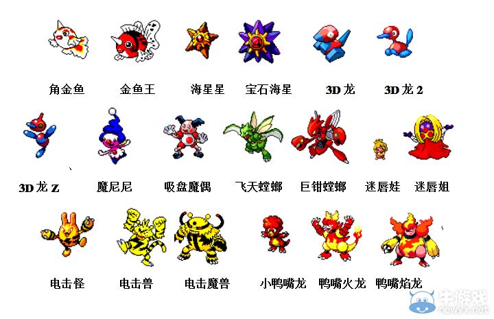 《神奇寶貝》妖怪圖鑒大全