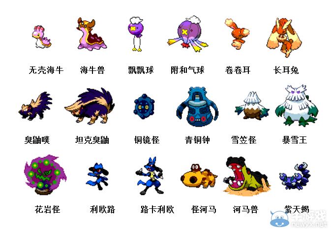《神奇寶貝》妖怪圖鑒大全