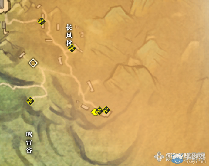 《天涯明月刀》文士畫卷長風林坐標詳解