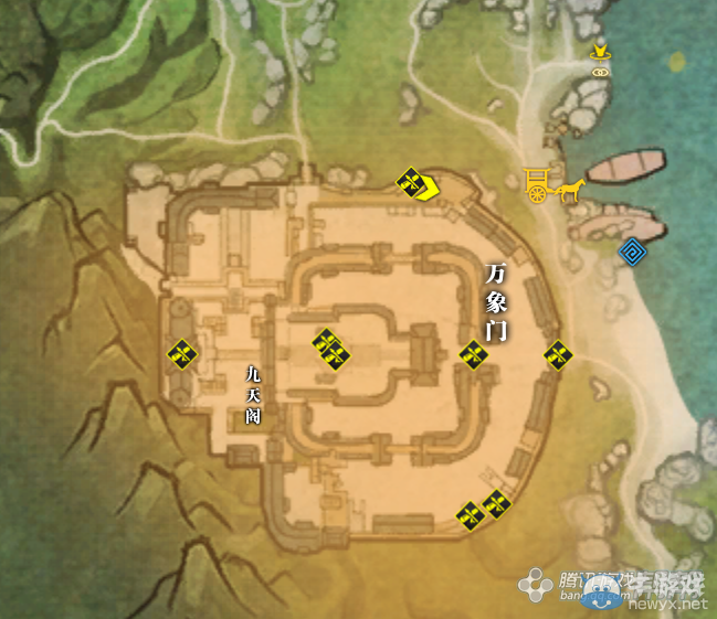 《天涯明月刀》東越萬(wàn)象門(mén)畫(huà)卷創(chuàng)作坐標(biāo)