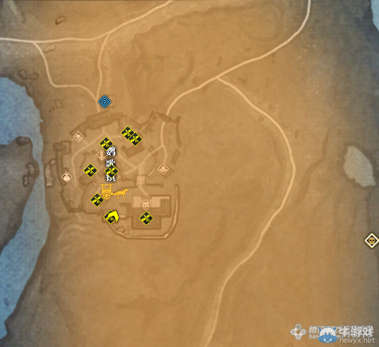 《天涯明月刀》秦川鸚哥鎮(zhèn)畫卷創(chuàng)作坐標