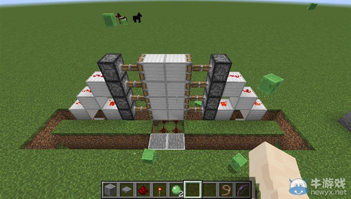 《我的世界》1.8.1四階紅石活塞自動門圖文教程