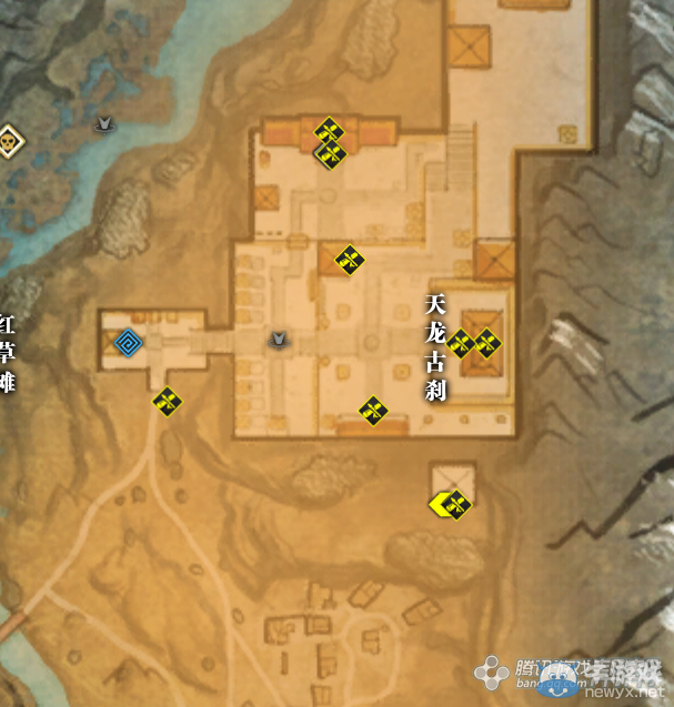 《天涯明月刀》徐海天龍古剎畫卷創作坐標