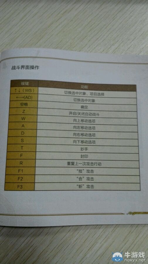 《仙劍奇俠傳6》按鍵操作圖解