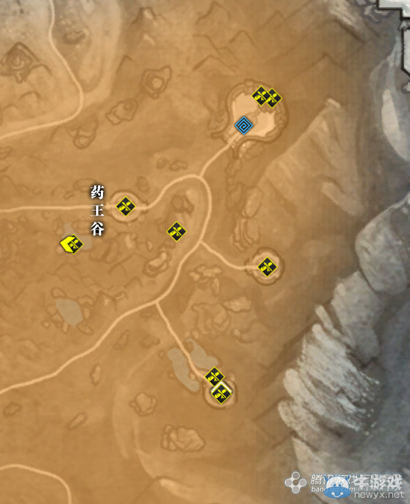 《天涯明月刀》秦川藥王谷畫卷創作坐標