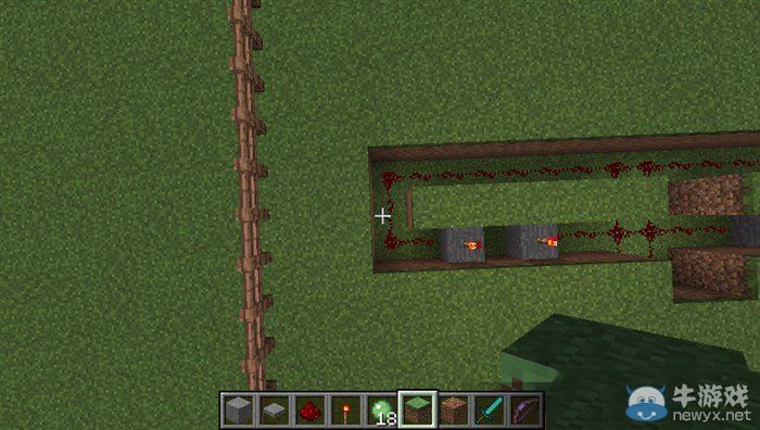 《我的世界》1.8.1四階紅石活塞自動門圖文教程