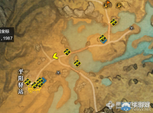 《天涯明月刀》徐海平陽驛站畫卷創作坐標