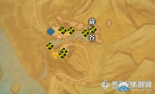 《天涯明月刀》九華藏鋒谷畫卷創作坐標