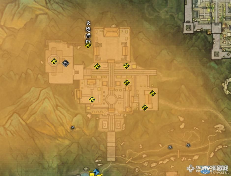 《天涯明月刀》杭州天絕禪院畫卷創(chuàng)作坐標