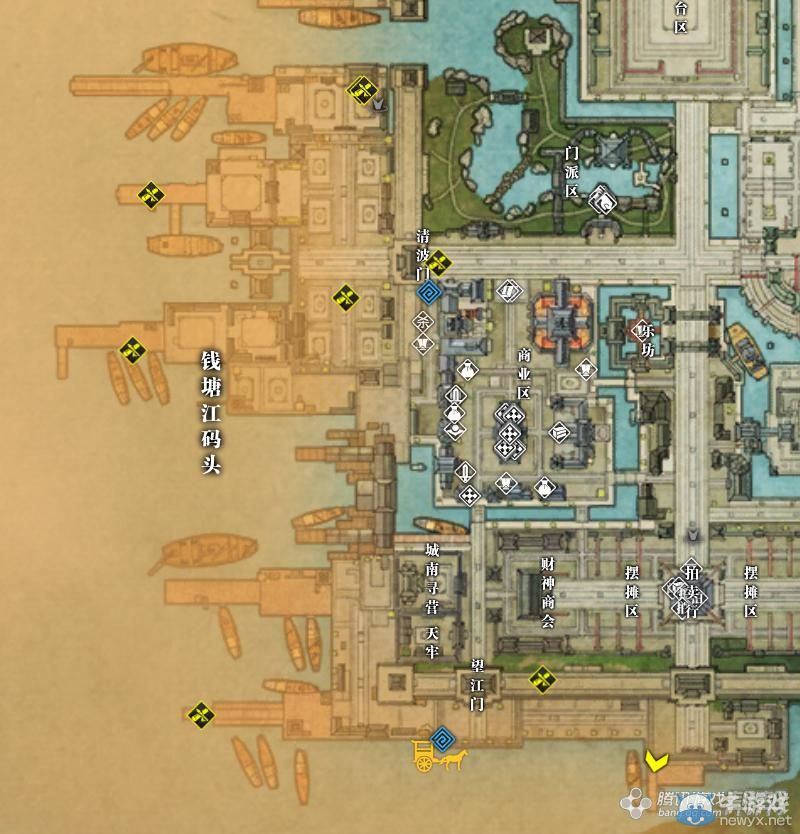 《天涯明月刀》文士杭州畫卷創作坐標大全