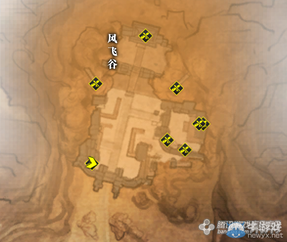 《天涯明月刀》燕云風飛谷畫卷創作坐標