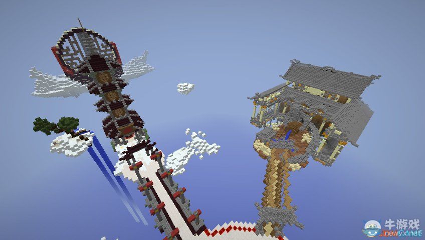 《我的世界》1.8盤古領域地圖存檔分享