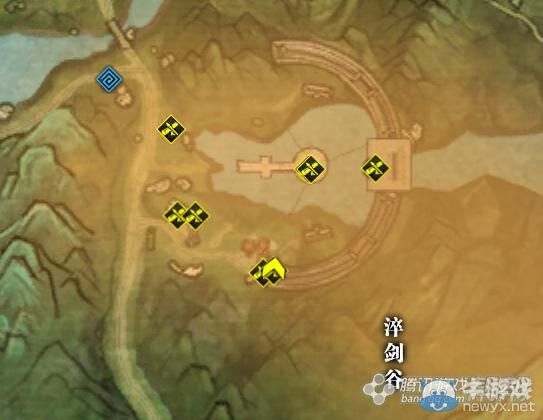 《天涯明月刀》杭州淬劍清谷畫卷創作坐標