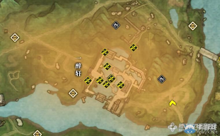 《天涯明月刀》杭州一醉軒畫卷創(chuàng)作坐標(biāo)