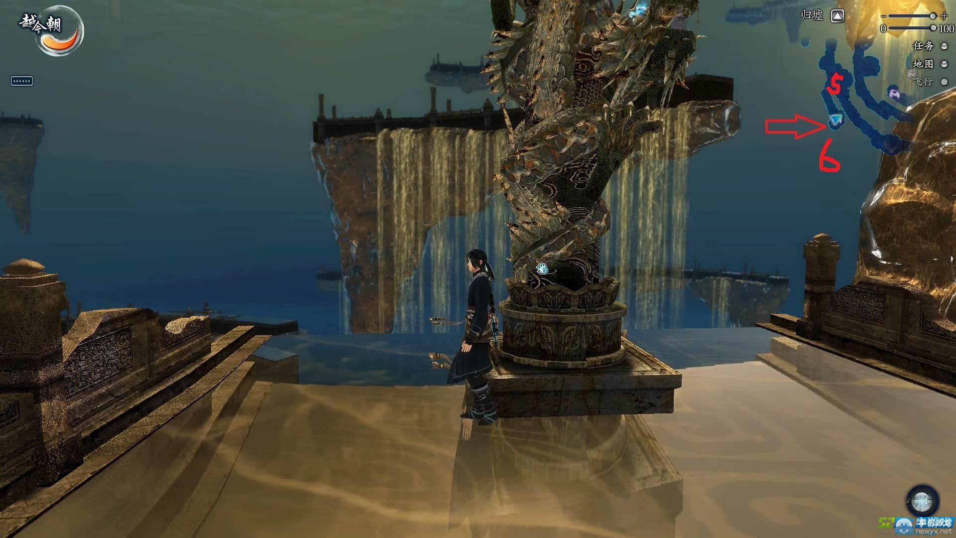 《仙劍奇?zhèn)b傳6》歸墟路線及到中心龍柱方法攻略