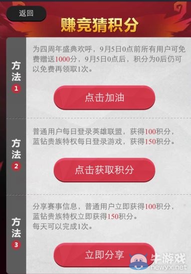 《LOL》參與四周年競猜 贏取永久皮膚