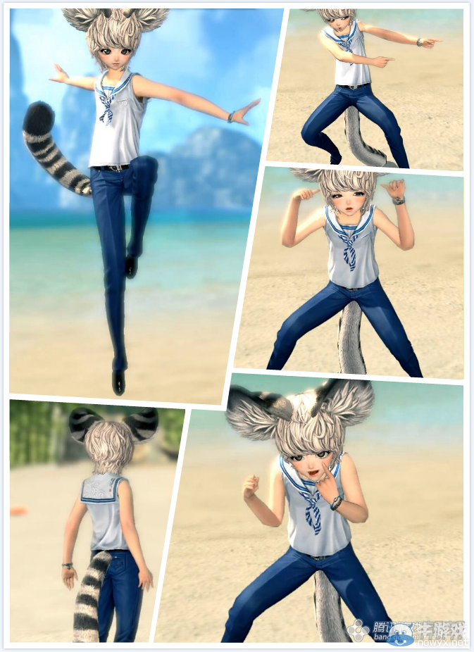 《劍靈》國服新時裝“碧海”——心境如同大海一般