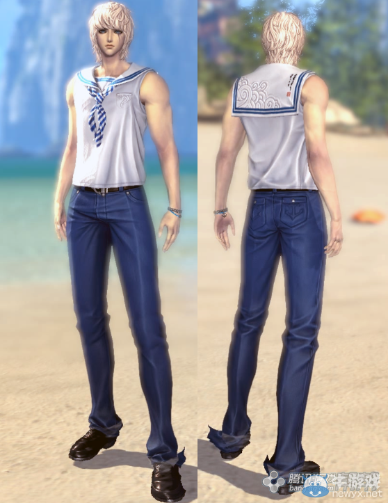 《劍靈》國服新時(shí)裝“碧海”——心境如同大海一般