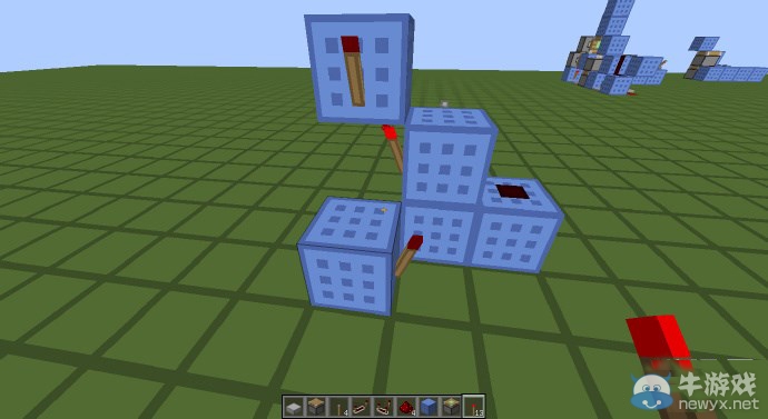 《我的世界》2×2、3×3活塞門詳細制作教程