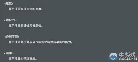 《實(shí)況足球2016》球員屬性介紹
