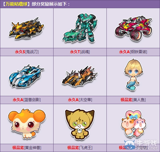 《QQ飛車》首發(fā)萬能咕嚕球 2Q幣享永久S黃蜂戰(zhàn)神！