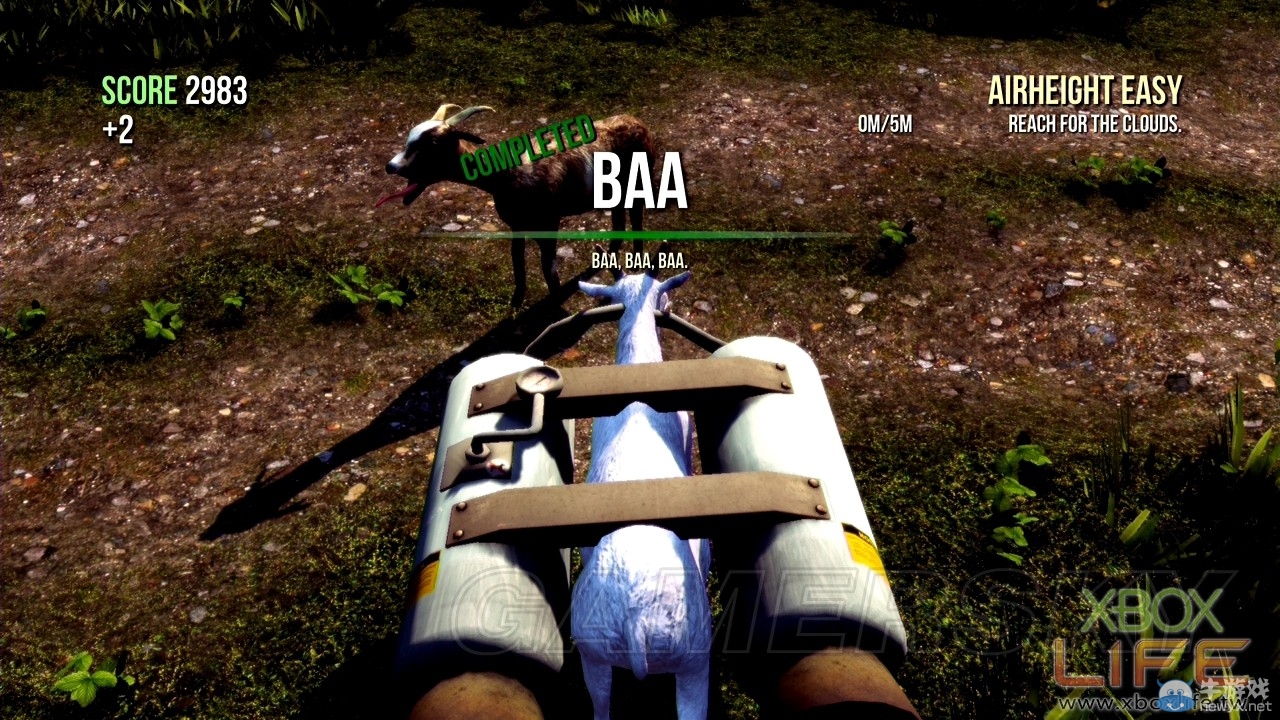 《模擬山羊（Goat Simulator）》任務(wù)及成就試玩心得