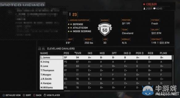 《NBA 2K16》現役、經典球隊的球員盤點攻略